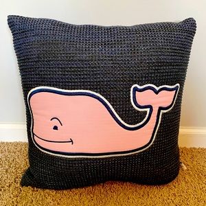 Brand new Vineyard Vines whale pillow